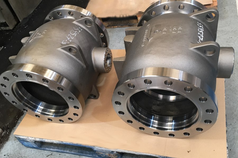axial valve bodies 8 inches 600 pounds
