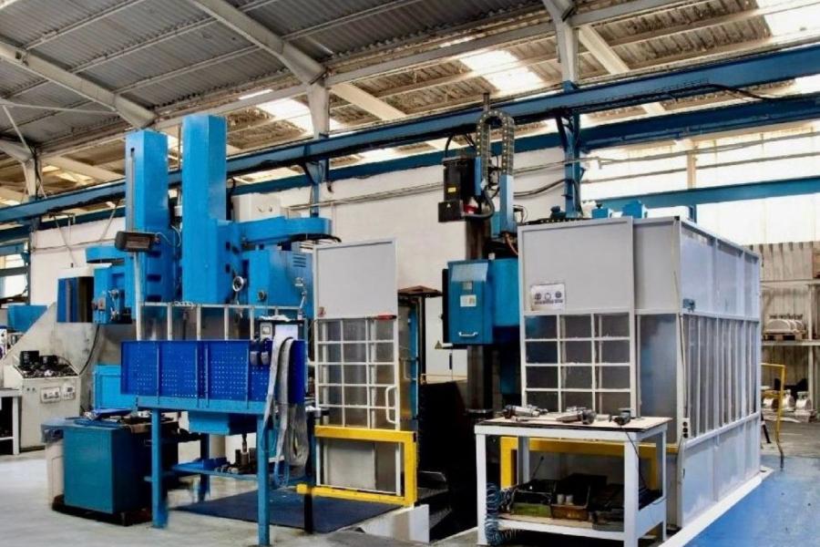 CNC machining cell for centrifugal pump impellers at Asimer Group’s facilities.