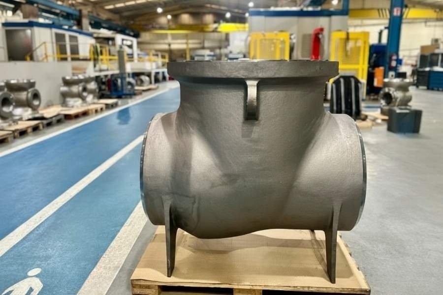 Mecanizado de cuerpos de válvulas industriales tipo retención  para aplicaciones de Oil & Gas y energía