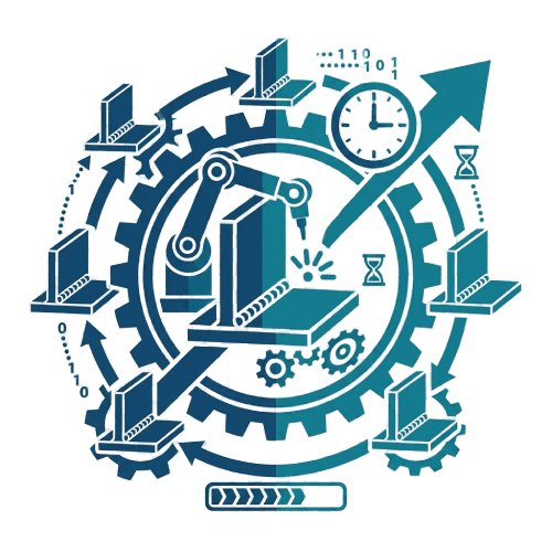 Imagen de productividad industrial en soldadura MIG automatizada